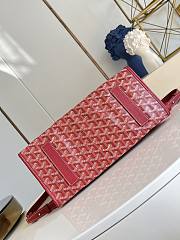 Okify Goyard Saint Leger Red Backpack 34x37x15cm - 4