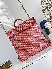 Okify Goyard Saint Leger Red Backpack 34x37x15cm - 1