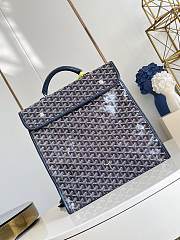 Okify Goyard Saint Leger Dark Blue Backpack 34x37x15cm - 1