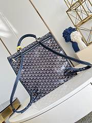 Okify Goyard Saint Leger Dark Blue Backpack 34x37x15cm - 5