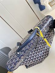 Okify Goyard Saint Leger Dark Blue Backpack 34x37x15cm - 4