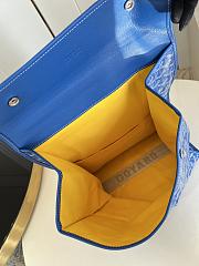 Okify Goyard Saint Leger Blue Backpack 34x37x15cm - 4