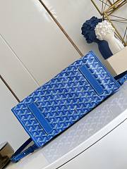 Okify Goyard Saint Leger Blue Backpack 34x37x15cm - 5