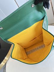 Okify Goyard Saint Leger Green Backpack 34x37x15cm - 6