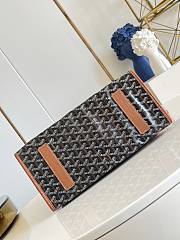Okify Goyard Saint Leger Black And Brown Backpack 34x37x15cm - 6