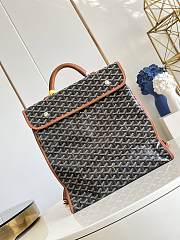 Okify Goyard Saint Leger Black And Brown Backpack 34x37x15cm - 1