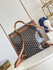 Okify Goyard Saint Leger Black And Brown Backpack 34x37x15cm - 4