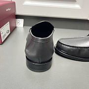 Okify Ferragamo Gancini Black Men Loafers - 6