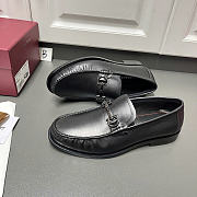 Okify Ferragamo Gancini Black Men Loafers - 3