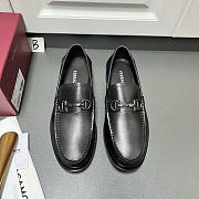 Okify Ferragamo Gancini Black Men Loafers - 1