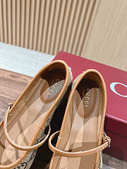 Okify Gucci Horsebit Brown Women Flat Shoes - 3