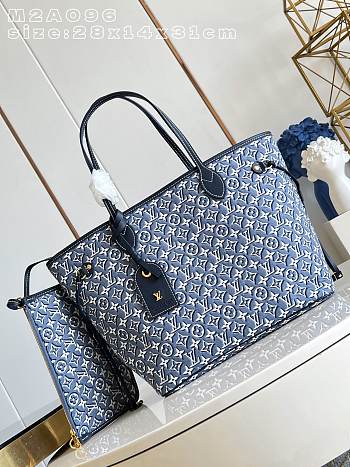 Okify Louis Vuitton Neverfull MM Flight Mode Embleme Bag M2A096 31x28x14cm
