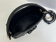 Okify Dior Adiorable Top Handle Mini Bag Black 22.5x13x9cm - 6