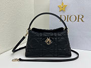 Okify Dior Adiorable Top Handle Mini Bag Black 22.5x13x9cm - 1
