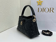 Okify Dior Adiorable Top Handle Mini Bag Black 22.5x13x9cm - 3