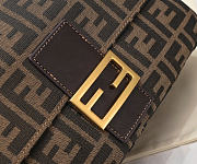 Okify Fendi Flap 26325 FF Zucca Bag Brown 30x20x12cm - 3