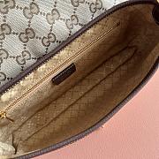 Okify Gucci Aperitivo Medium Shoulder Bag Brown 866720 26x14.5x3.5cm - 6