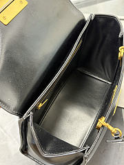 Okify Balenciaga Hourglass Avenue Top Handle Bag Small Black 23x15x9cm - 4