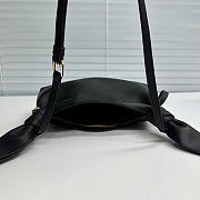 Okify Loewe Mini Scarf Bag Black Smooth Calfskin 25x15x6cm - 3