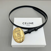 Okify Celine Black Belt 1.3cm - 6