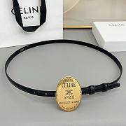 Okify Celine Black Belt 1.3cm - 1