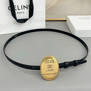 Okify Celine Black Belt 1.3cm