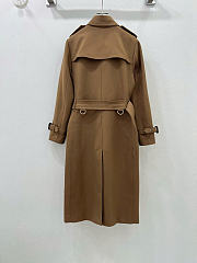 Okify Burberry Dark Brown Trend Coat (has big size) - 6