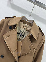 Okify Burberry Dark Brown Trend Coat (has big size) - 3