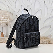 Okify Dior Rider Black Backpack 30x42x15cm - 4