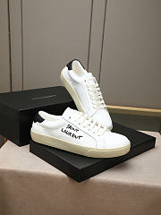 Okify YSL White And Black Men Sneakers  - 1