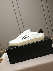 Okify YSL White And Black Men Sneakers  - 5