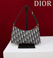 Okify Dior Mini Cigale 30 Montaigne Bag Blue 24x6.5x14cm - 5