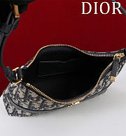 Okify Dior Mini Cigale 30 Montaigne Bag Blue 24x6.5x14cm - 2