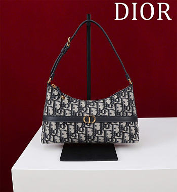 Okify Dior Mini Cigale 30 Montaigne Bag Blue 24x6.5x14cm