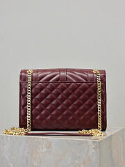 Okify YSL Envelope Bag Red Burgundy 24x17.5x6cm - 4