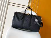 Okify Louis Vuitton Keepall 45 Bag Black M45532 45x27x20cm - 4