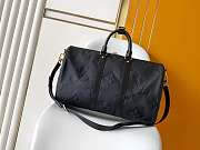 Okify Louis Vuitton Keepall 45 Bag Black M45532 45x27x20cm - 3