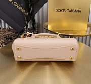 Okify Dolce & Gabbana Mini Marlene Day Handbag Nude Calfskin 19x13.5x7cm - 2