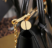 Okify Dolce & Gabbana Mini Marlene Day Handbag Black Calfskin 19x13.5x7cm - 5