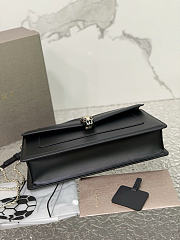 Okify Bvlgari Serpenti Forever Top Handle Bag Black 26x12.5x6cm - 3