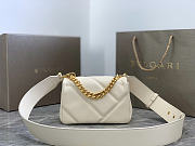Okify Bvlgari Serpenti Cabochon Crossbody Mini Bag White 18x12x8cm - 2