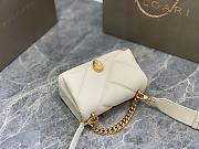 Okify Bvlgari Serpenti Cabochon Crossbody Mini Bag White 18x12x8cm - 5