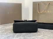 Okify Bvlgari Serpenti Cabochon Crossbody Mini Bag Black 18x12x8cm - 4