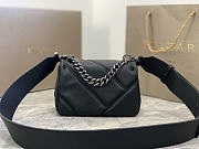 Okify Bvlgari Serpenti Cabochon Crossbody Mini Bag Black 18x12x8cm - 3