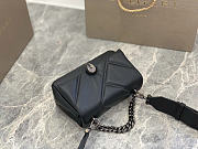 Okify Bvlgari Serpenti Cabochon Crossbody Mini Bag Black 18x12x8cm - 2