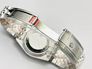 Okify Rolex Datejust Silver Watch Dark Green Dial 41mm - 4