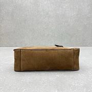 Okify MiuMiu Vivant Suede Bag Medium Brown 5BB196 40x24x13cm - 5