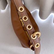 Okify MiuMiu Spirit Nappa Leather Bag Small Brown 5BC216 22x16x11.5cm - 3