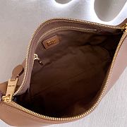 Okify MiuMiu Spirit Nappa Leather Bag Small Brown 5BC216 22x16x11.5cm - 4