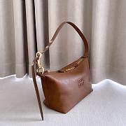 Okify MiuMiu Spirit Nappa Leather Bag Small Brown 5BC216 22x16x11.5cm - 6